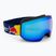 Red Bull SPECT Fink Photo blue/light blue with blue chrome x ski goggles