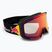 Ski goggles Red Bull SPECT Jibb Photo matt black/brown with red chrom x
