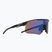 Red Bull SPECT Riddle grey/brown with blue mirror sunglasses