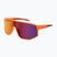 Sunglasses Red Bull SPECT Dash matt clear neon-orange/smoke with red-purple mirr