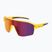 Sunglasses Red Bull SPECT Dundee matt clear yellow/ smoke with red-purple mirror