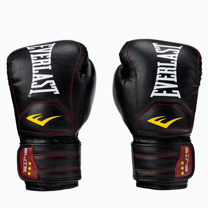 Everlast Elite Muay Thai boxing gloves black EV360MT 3