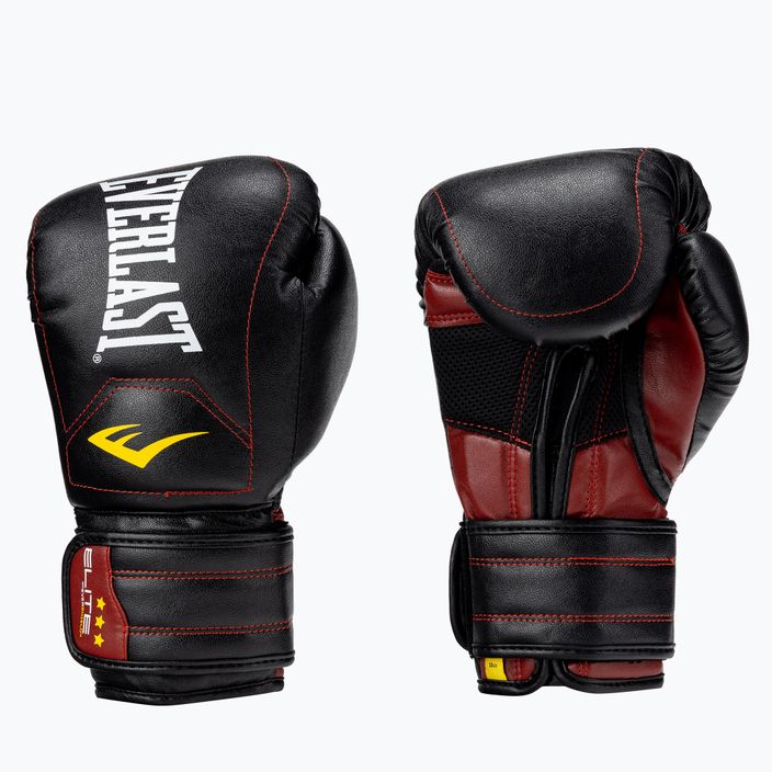 Everlast Elite Muay Thai boxing gloves black EV360MT 5