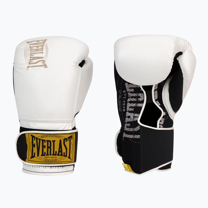 Everlast 1910 Classic white boxing gloves EV1910 3