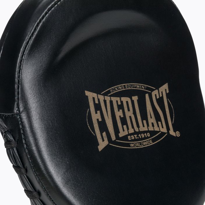 Everlast 1910 Pro Mantis Mitts white and black coaching discs EV4800 4