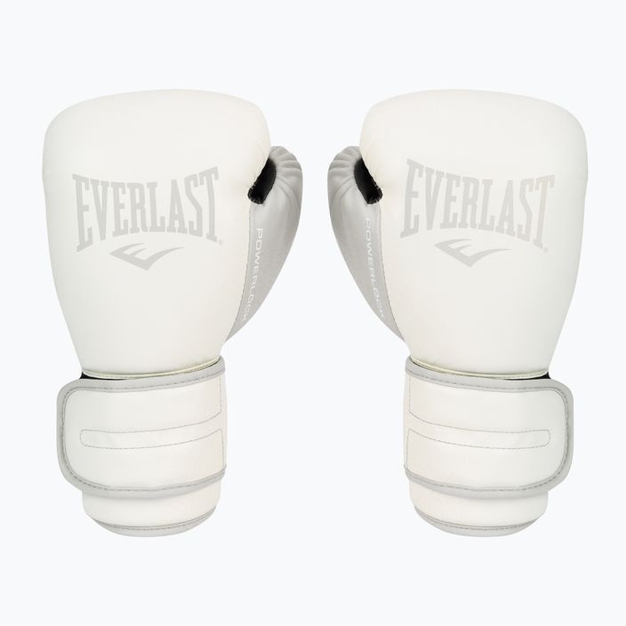 Everlast Powerlock Pu men's boxing gloves white EV2200