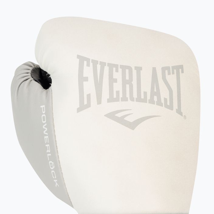Everlast Powerlock Pu men's boxing gloves white EV2200 5