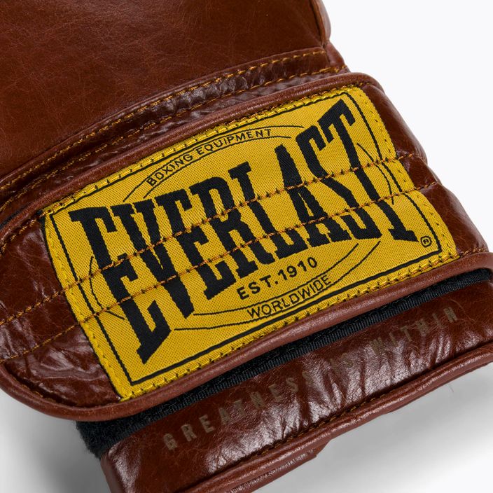 Everlast 1910 Classic Pro brown boxing gloves EV1910PRO 5