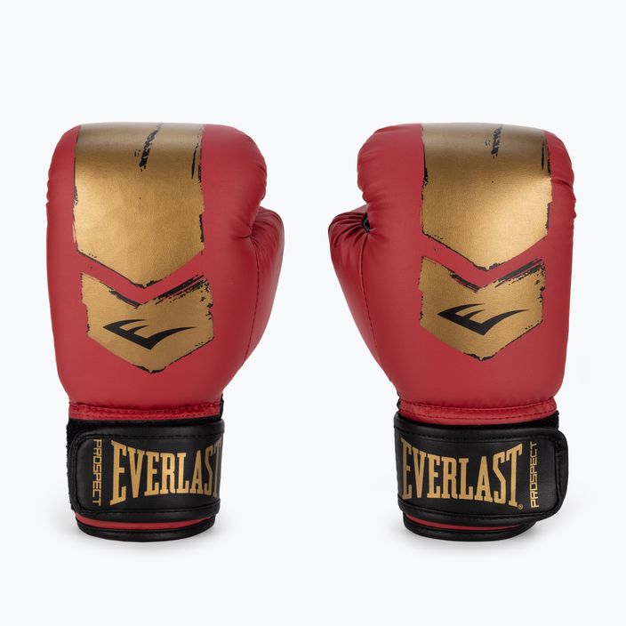Everlast Prospect 2 red/gold children's boxing gloves EV4602 RED/GLD