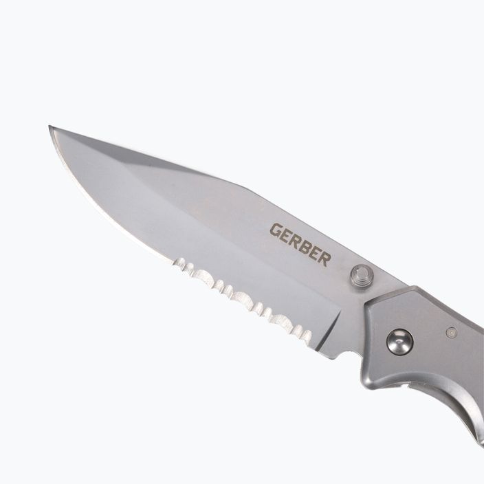 Gerber Paraframe II Folder Serrated silver hiking knife 31-003619 3