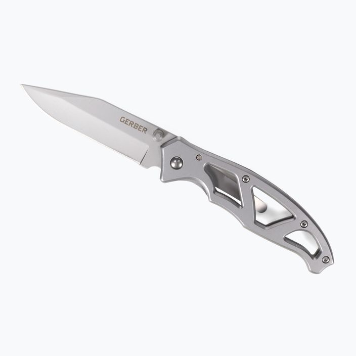 Gerber Paraframe I Folder Fine Edge silver hiking knife 31-003626