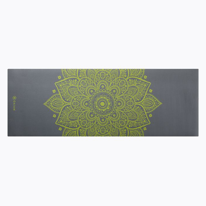 Gaiam Citron yoga mat Sundial 6 mm grey 61333 2