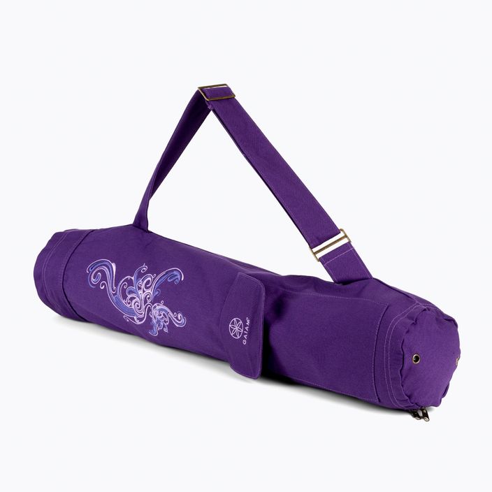 Gaiam yoga mat bag Deep Plum purple 61338