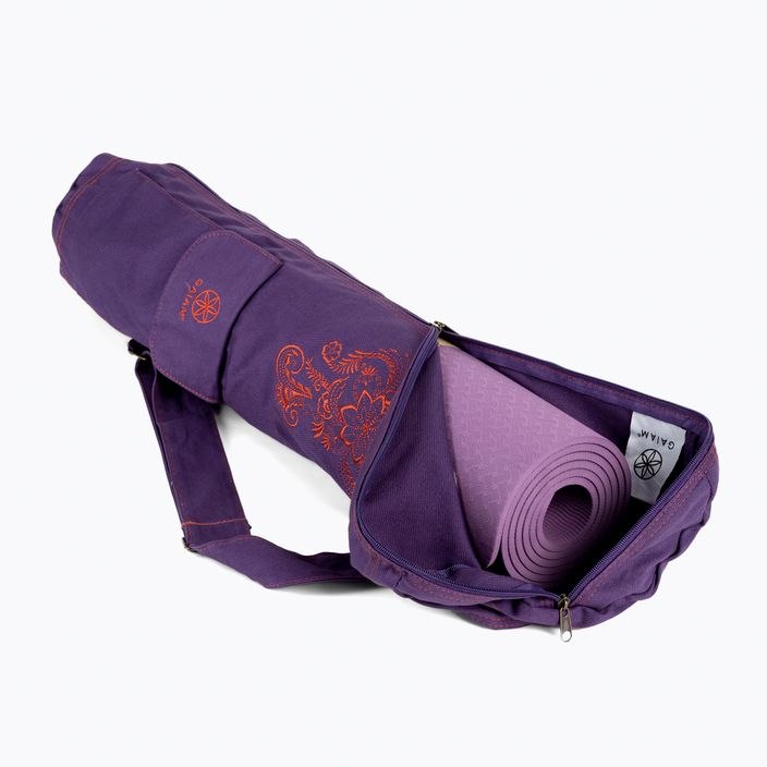 Gaiam yoga mat bag purple 62914 8