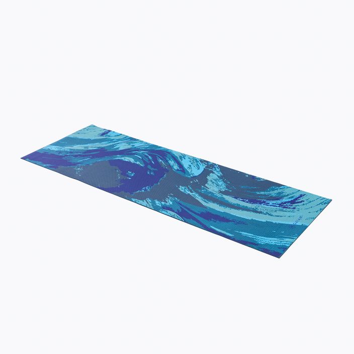 Gaiam Pacific Harbor yoga mat 4 mm blue 63069