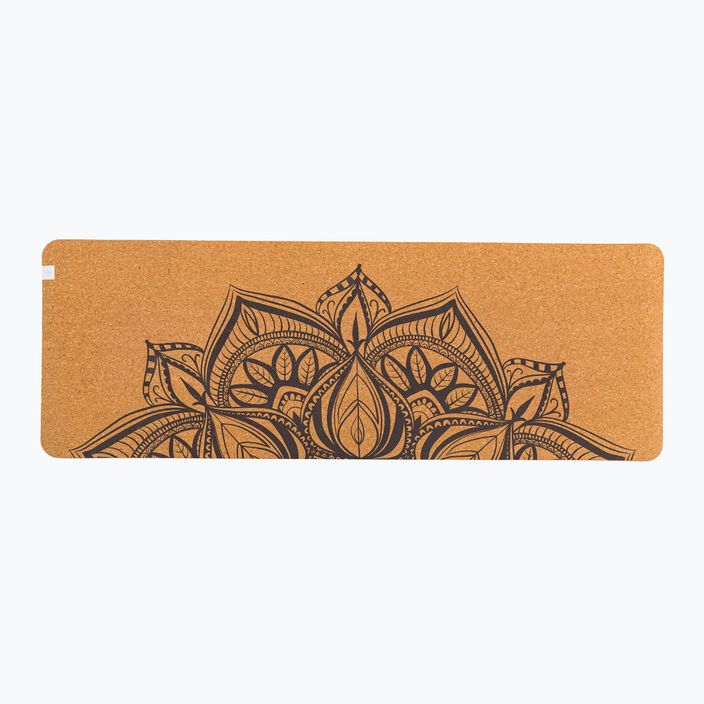 Gaiam yoga mat Printed Cork Mandala 5 mm brown 63495 2