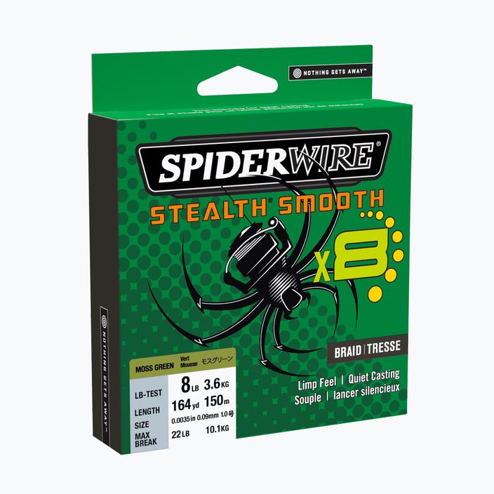 SpiderWire Stealth 8 green spinning braid 1515222