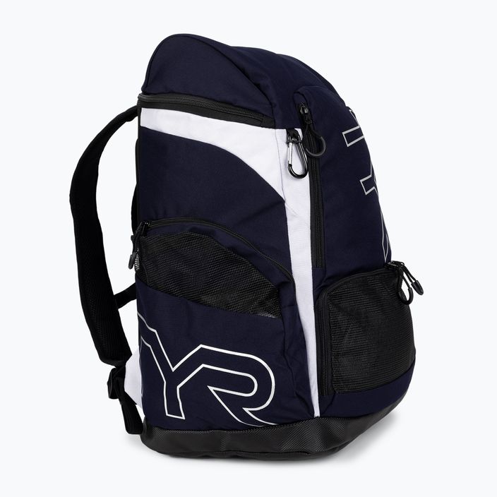 TYR Alliance Team 45 l white/navy swimming backpack 2