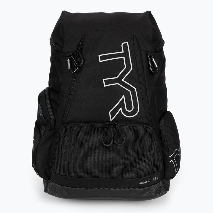TYR Alliance Team 45 l black/black swimming backpack