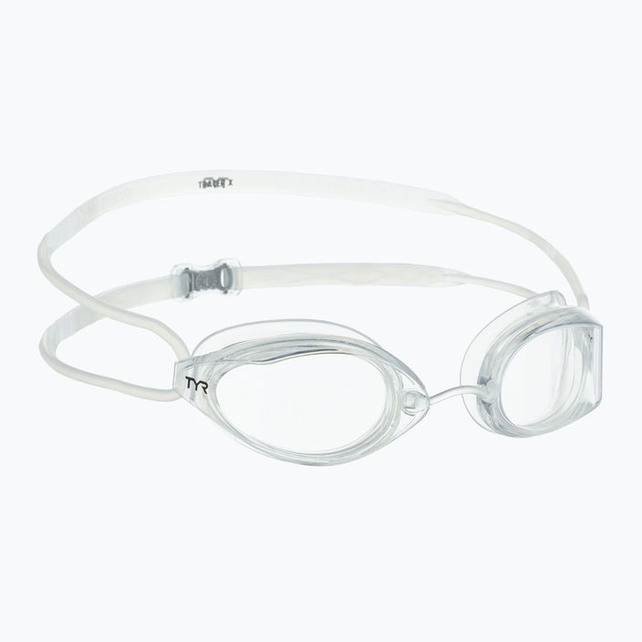 TYR Tracer-X Racing clear swimming goggles