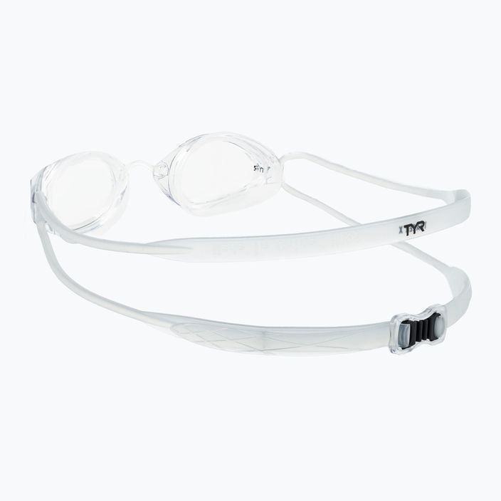 TYR Tracer-X Racing clear swimming goggles 4