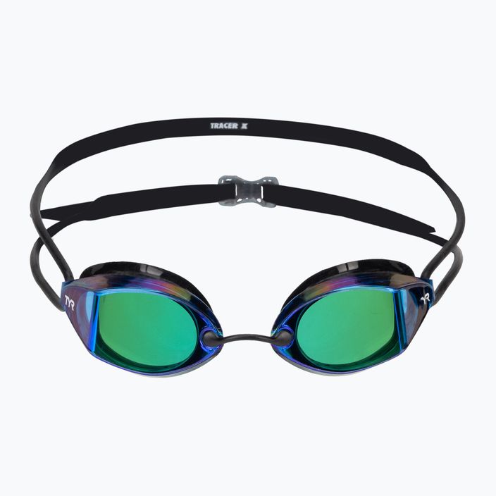 TYR Tracer-X Racing Mirrored blue/black swimming goggles LGTRXM_422 2