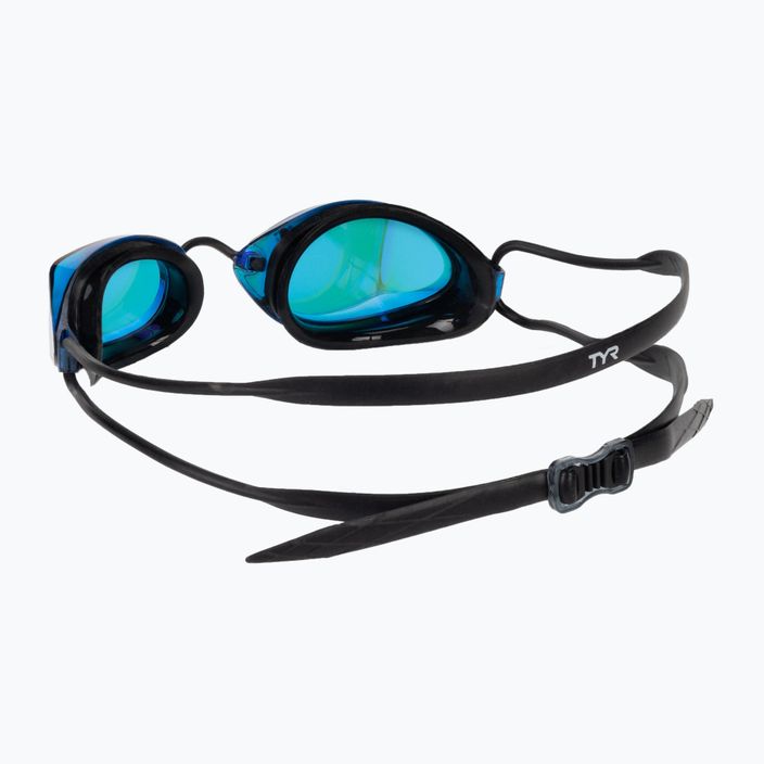 TYR Tracer-X Racing Mirrored blue/black swimming goggles LGTRXM_422 4