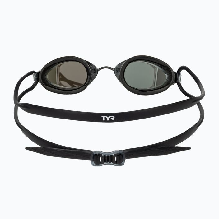 TYR Tracer-X Racing Nano Mirrored silver/black swimming goggles 5