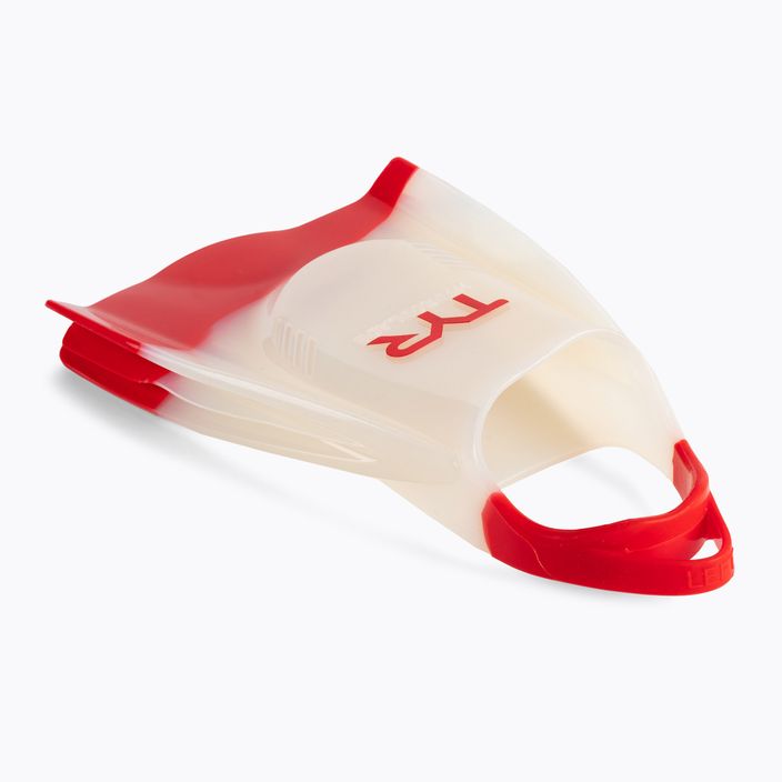 TYR Hydroblade swimming fins white and red LFHYD 4