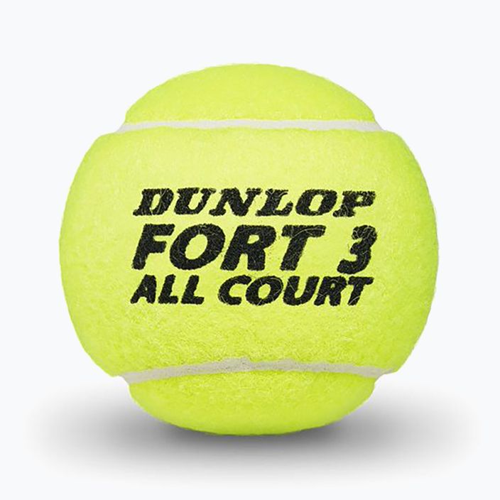Dunlop Fort All Court TS tennis balls 4 pcs yellow 601316 3