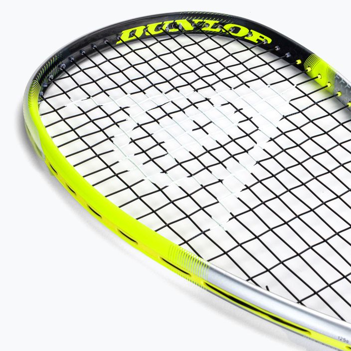 Dunlop Sq Hyperfibre Xt Revelation 125 squash racket black/yellow 773305 6