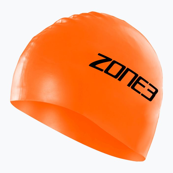 ZONE3 High Vis swimming cap orange SA18SCAP113 2