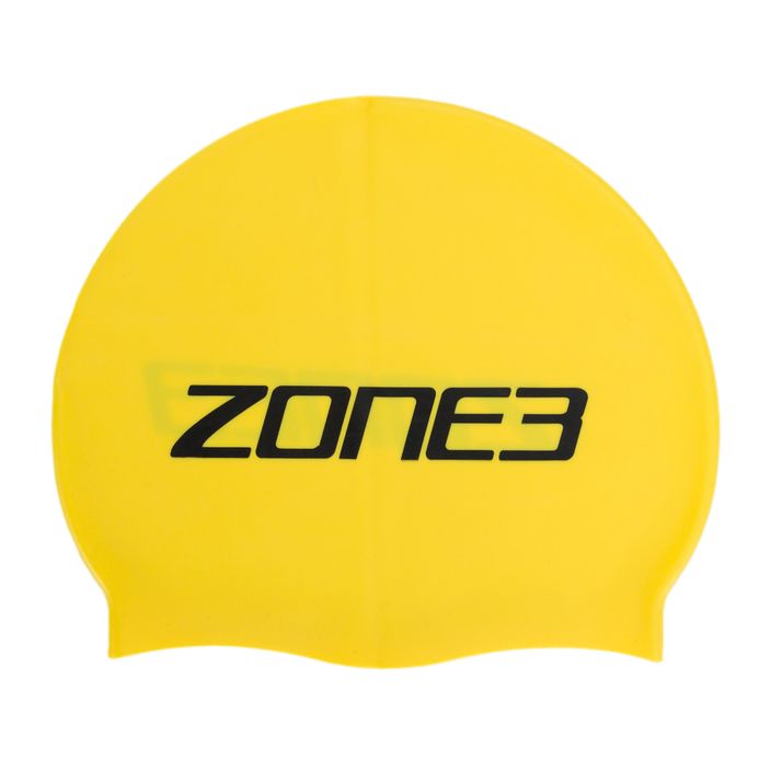 ZONE3 High Vis swimming cap yellow SA18SCAP115 2