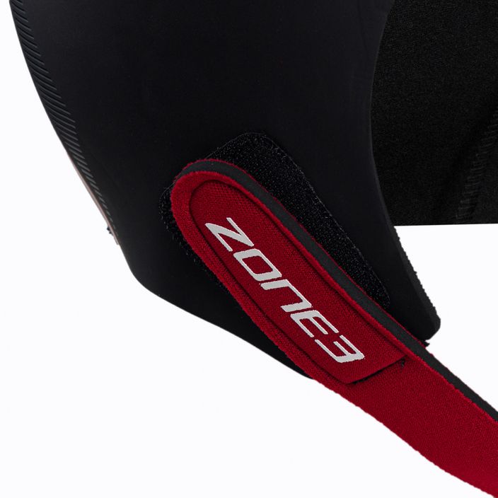 ZONE3 Neoprene Swim Cap Red/Black NA18UNSC108 4