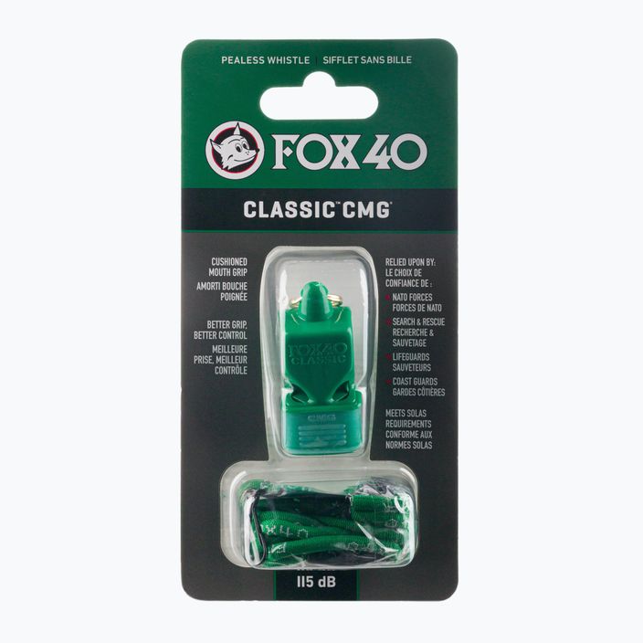 Fox 40 Classic CMG whistle green 9603