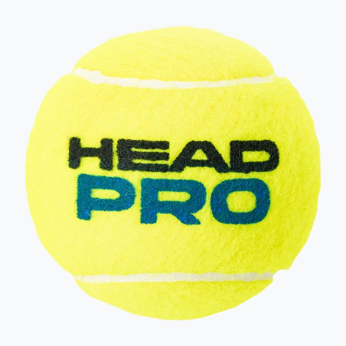 HEAD Pro tennis balls 4 pcs yellow 571604 2
