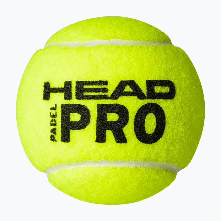 HEAD Pro paddle balls 3 pcs yellow 575613 2