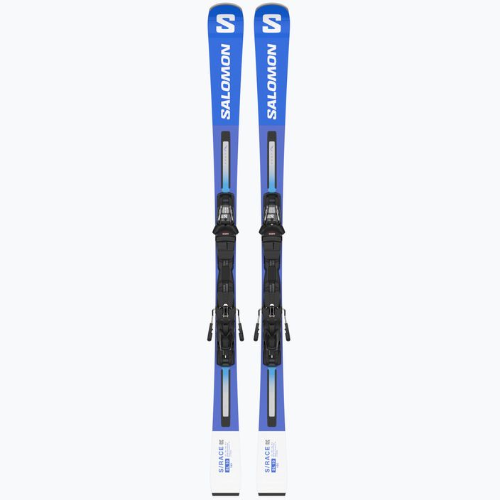 Salomon S Race SL 10 + M12 GW blue and white downhill skis L47038200 10