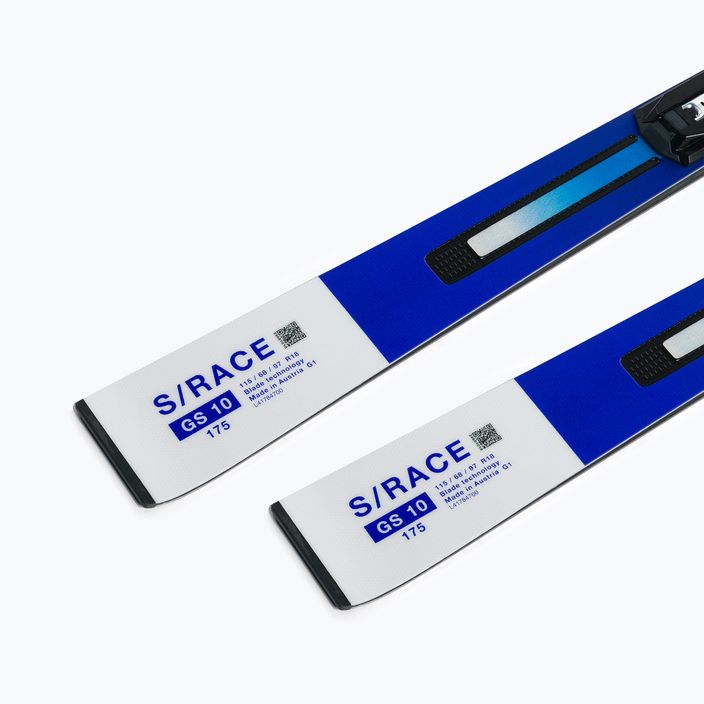 Salomon S Race GS 10 + M12 GW blue and white downhill skis L47038300 9