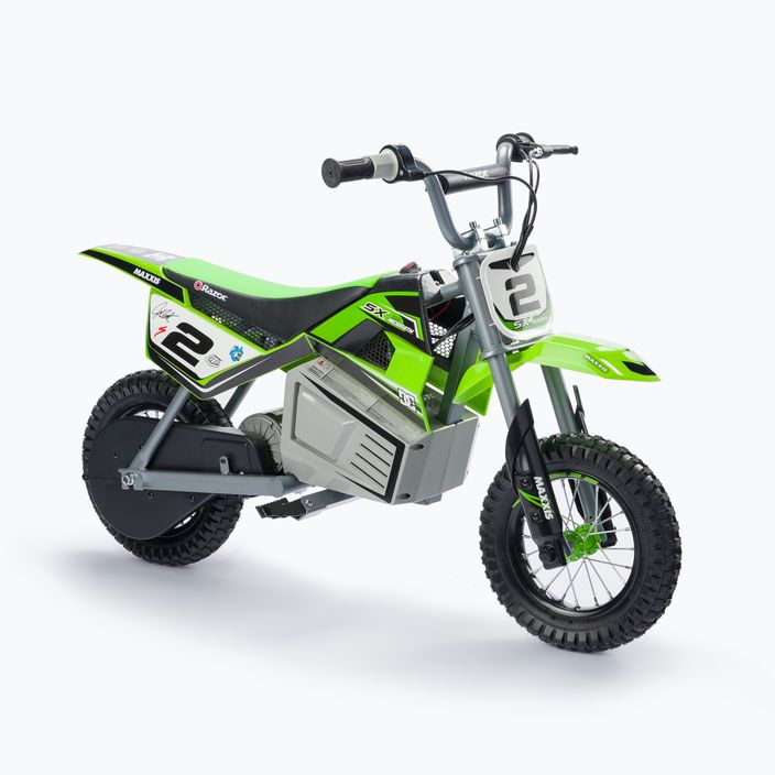 Razor SX350 Dirt Rocket McGrath green children's electric motorbike 15173834