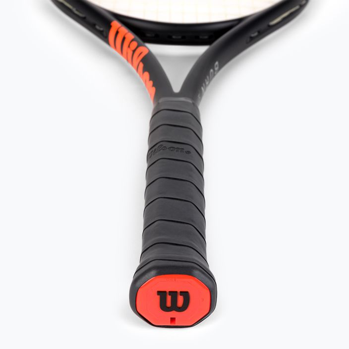 Wilson Burn 100 V4.0 tennis racket black and orange WR044710U 3