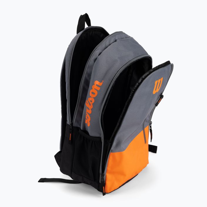 Wilson Team tennis backpack grey-orange WR8009901 4