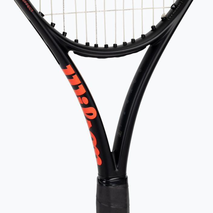 Wilson Burn 100Ls V4.0 tennis racket black and orange WR044910U 5