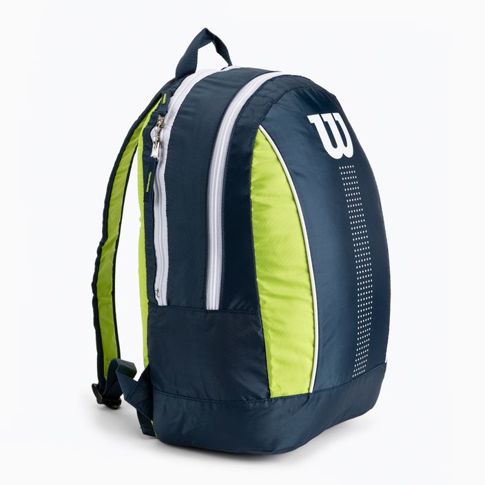 Wilson Junior children's tennis backpack navy blue and green WR8012902 3