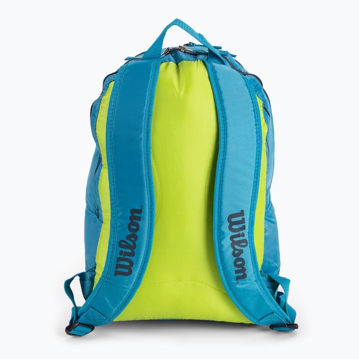 Wilson Junior children's tennis backpack blue-green WR8012903 2