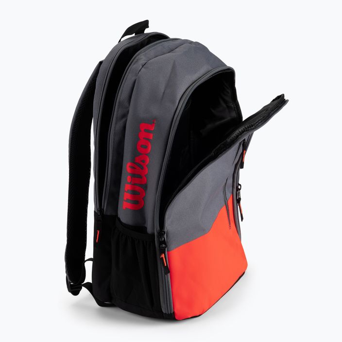 Wilson Team tennis backpack grey-red WR8009904 4