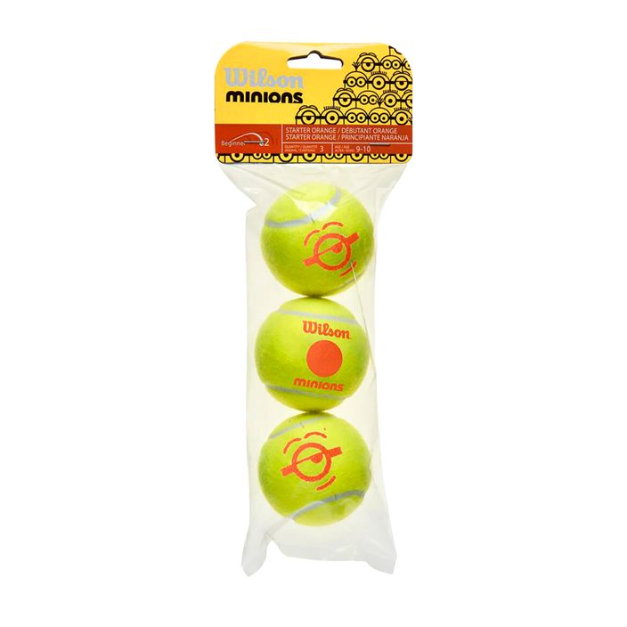 Wilson Minions Stage 2 children's tennis balls 3 pcs yellow WR8202601 2