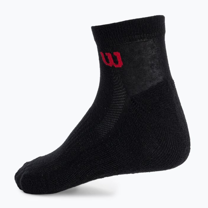 Wilson Quarter men's tennis socks 3 pairs black WRA803102 3