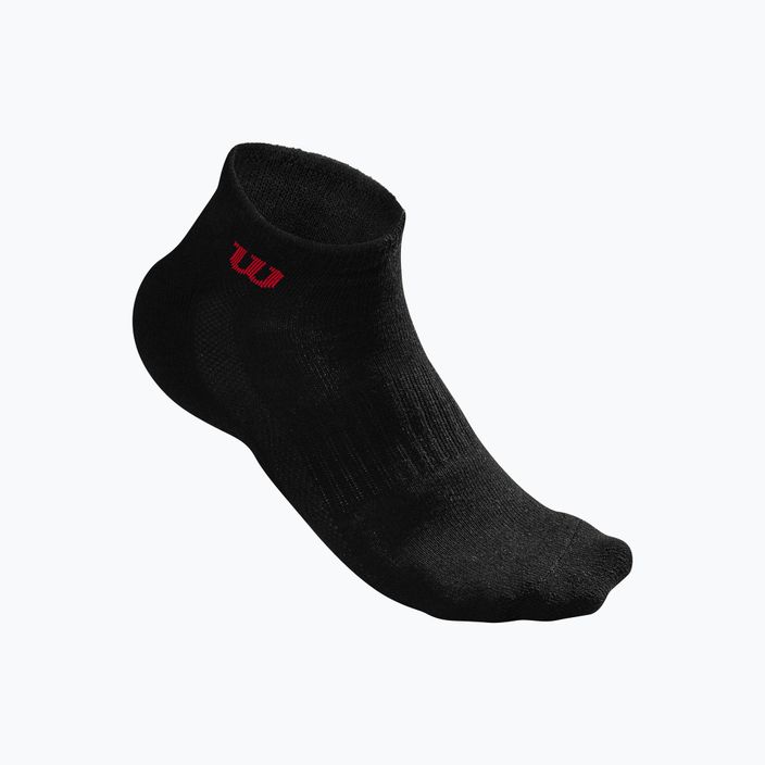 Wilson Quarter men's tennis socks 3 pairs black WRA803102 5