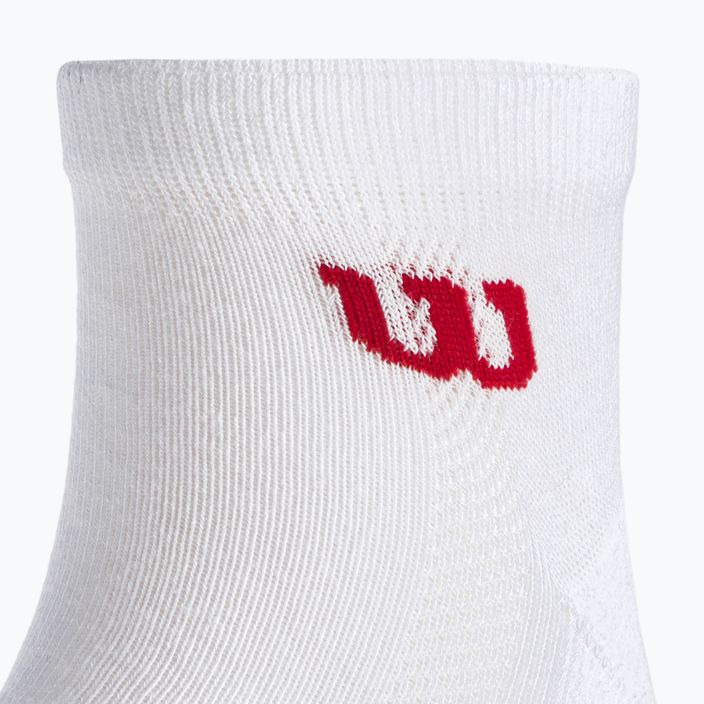 Wilson Quarter men's tennis socks 3 pairs white WRA803101 4
